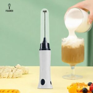 Hand Liquid Mixer and Coffee maker Juice Maker white in colour